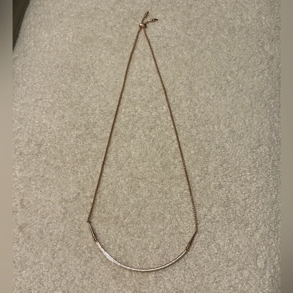 Kendra Scott adjustable necklace in rose gold - Picture 1 of 3